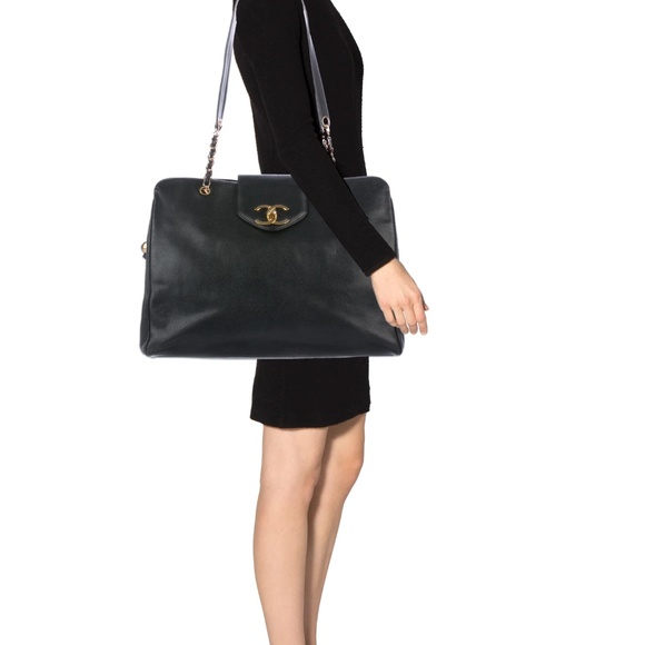 Chanel Caviar Supermodel Tote, Vintage - Picture 4 of 6